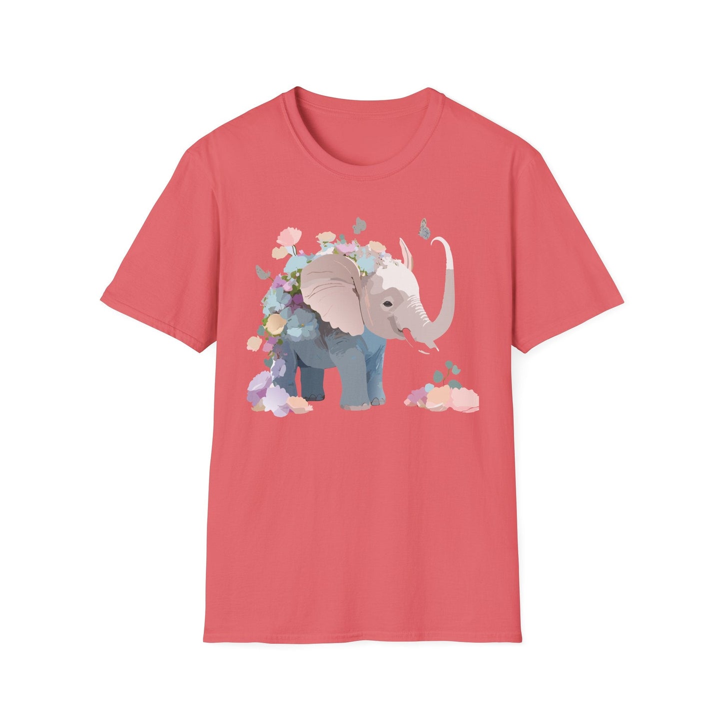 Elephant T Shirt Unisex Softstyle 64000 Elephant Tee Premium Comfort Everyday Wear