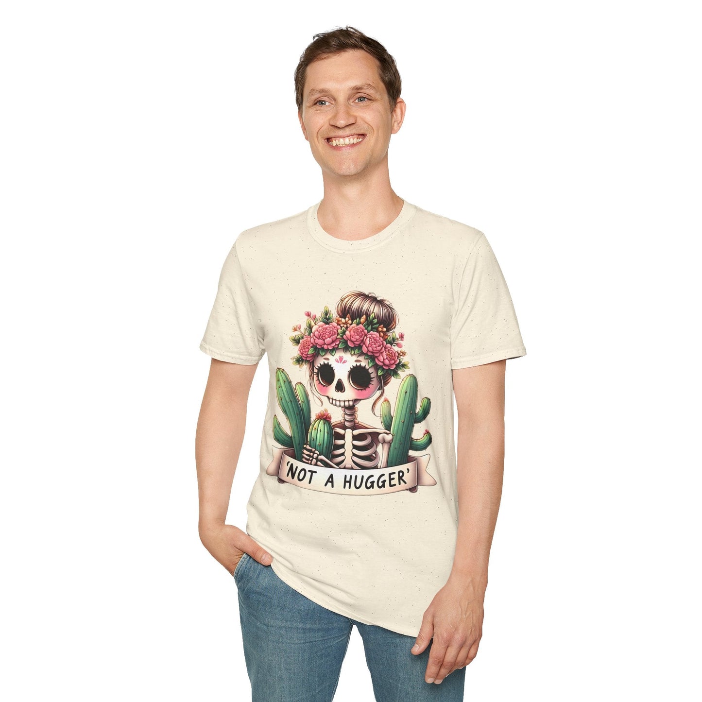 Skull Graphic Unisex Cotton T-shirt with Skeleton Artwork Design 15