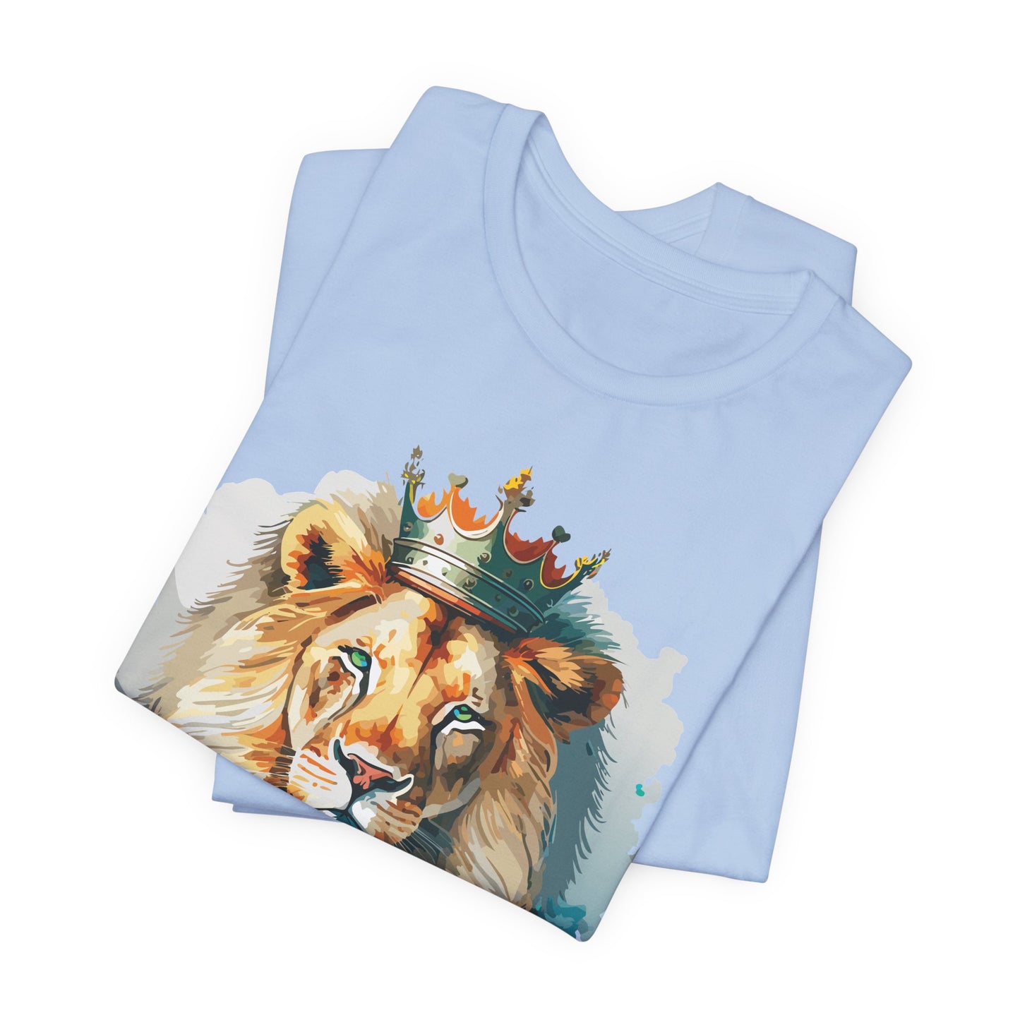 Lion Shirt, Animal Shirt, T-Shirt with Lion, Art Design Tee, Animal Tees, Safari T-Shirt, Crown Tee 13