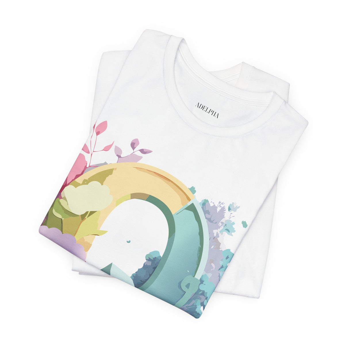 Letter Q Graphic Unisex Cotton Bella+Canvas Tee with Art Letter Design
