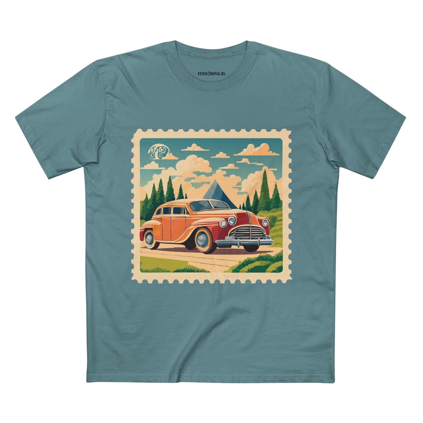 Stamp Shirt Postage Stamp Tee PS-30 Unisex Premium Cotton Original Art Design By Retro2Nova