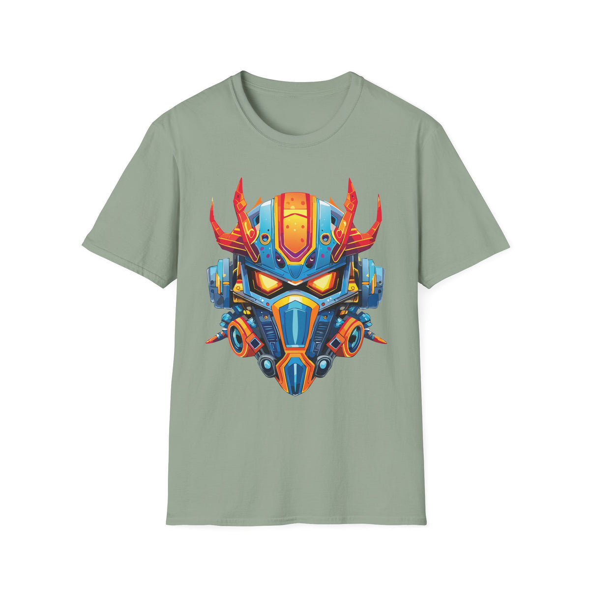 Cortoon Cyborg  Robot Terminator Graphic Tee Gildan Unisex 100 Cotton Tee Shirt h09