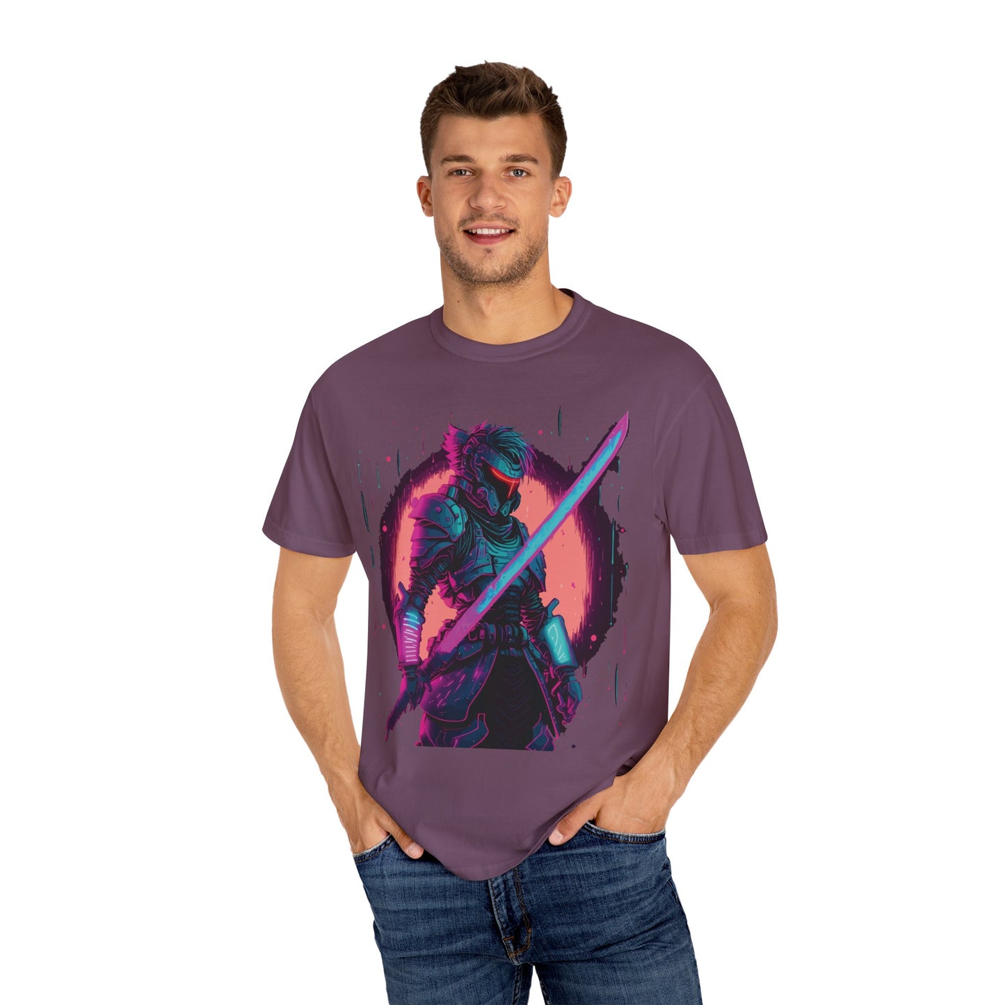 Unisex T-shirt with Knight in Armor