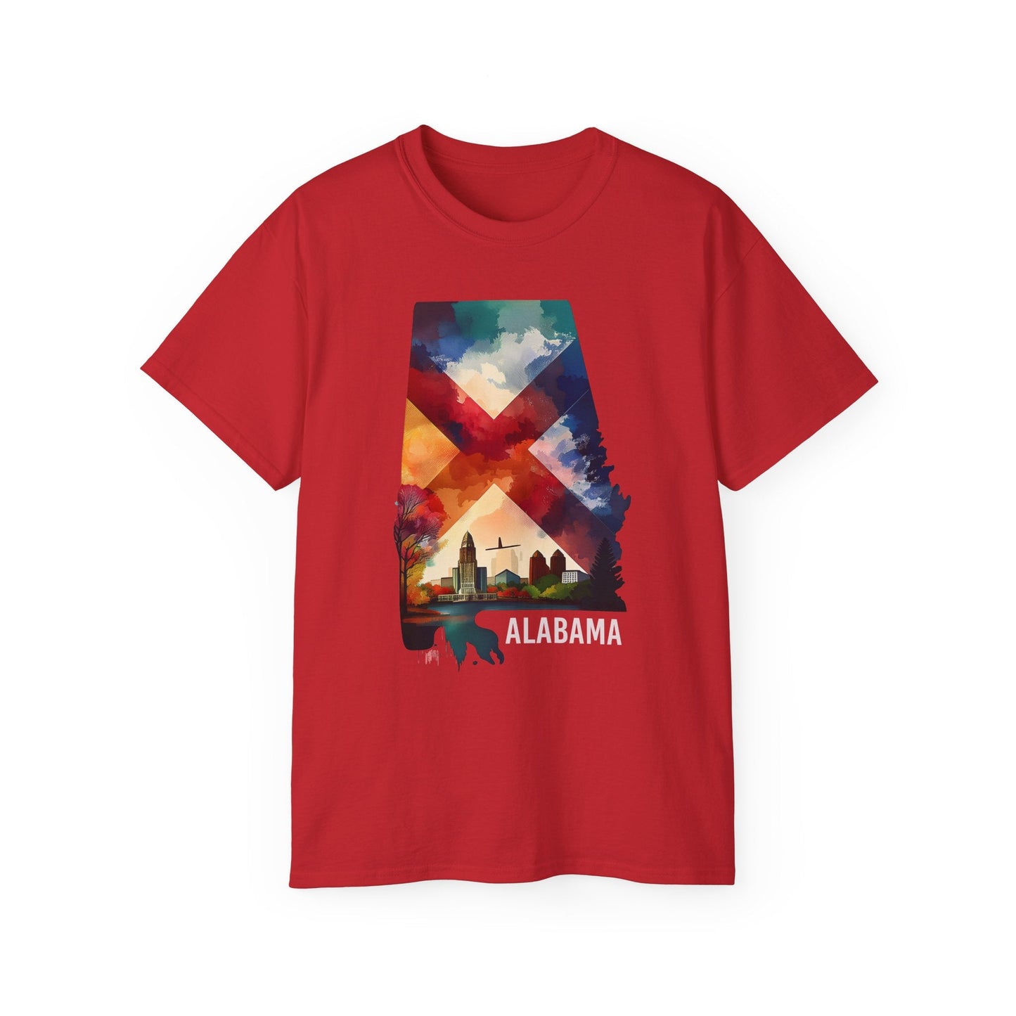 Alabama Graphic Unisex 100 Cotton T‑Shirt 1