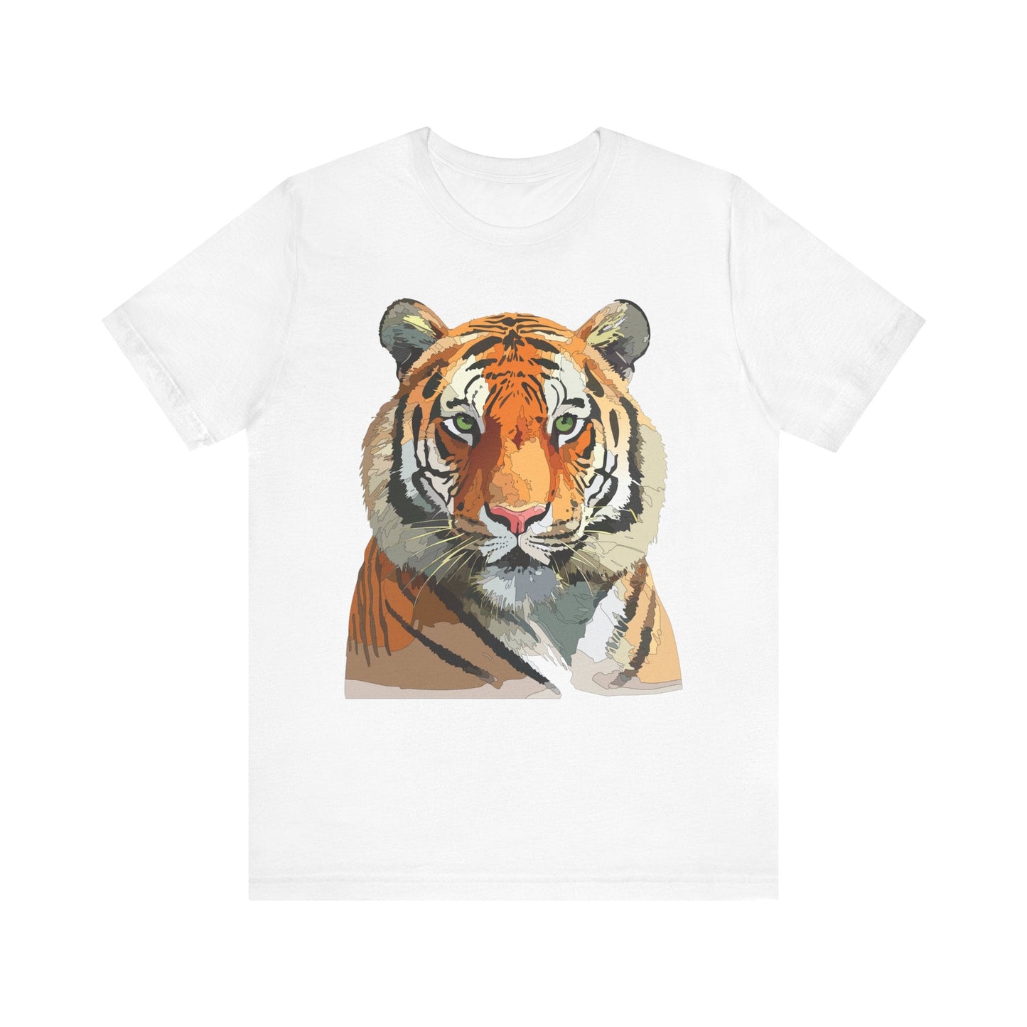 Unisex Animal Graphic Tee Shirt With Wildlife Art Design For Everyday Comfort Gildan 64000