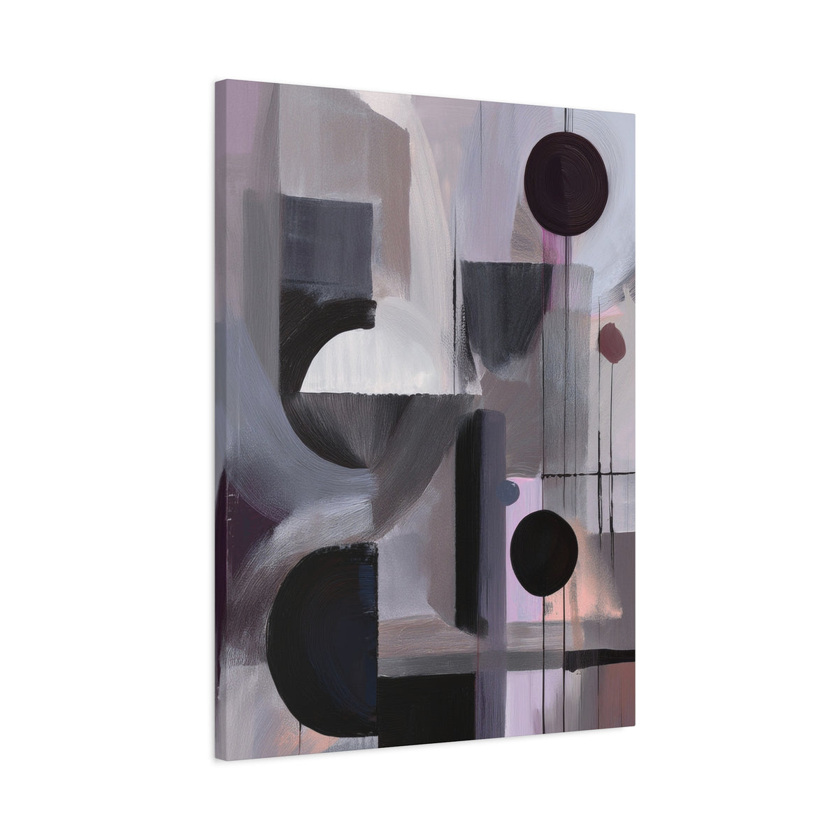 Abstract Geometric Painting Print Canvas 20x24,20x30,24x30 24x32,24x36,30x40 32x48,36x48,40x60 Pine-Wood Inner Frame ABS-46
