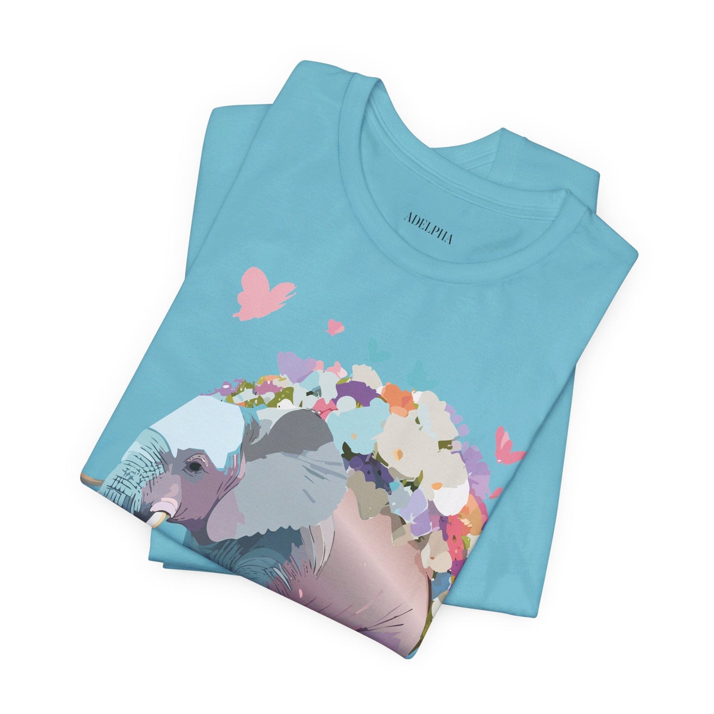 Elephant Graphic Unisex 100 Cotton Jersey Vintage Art Design Tee 15