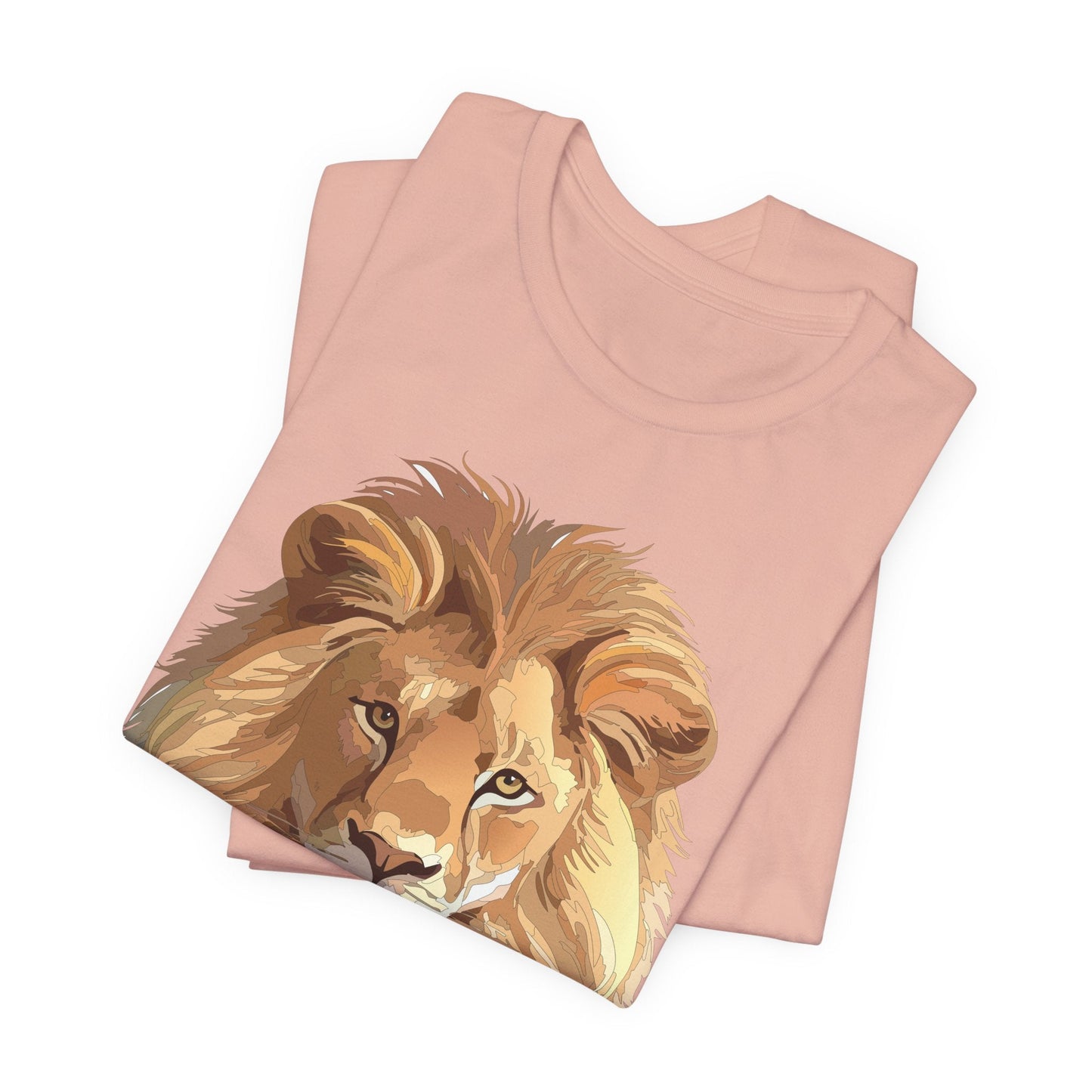 Unisex Animal Art Tee Shirt With Wild Animals Design Gildan 64000 Softstyle Cotton