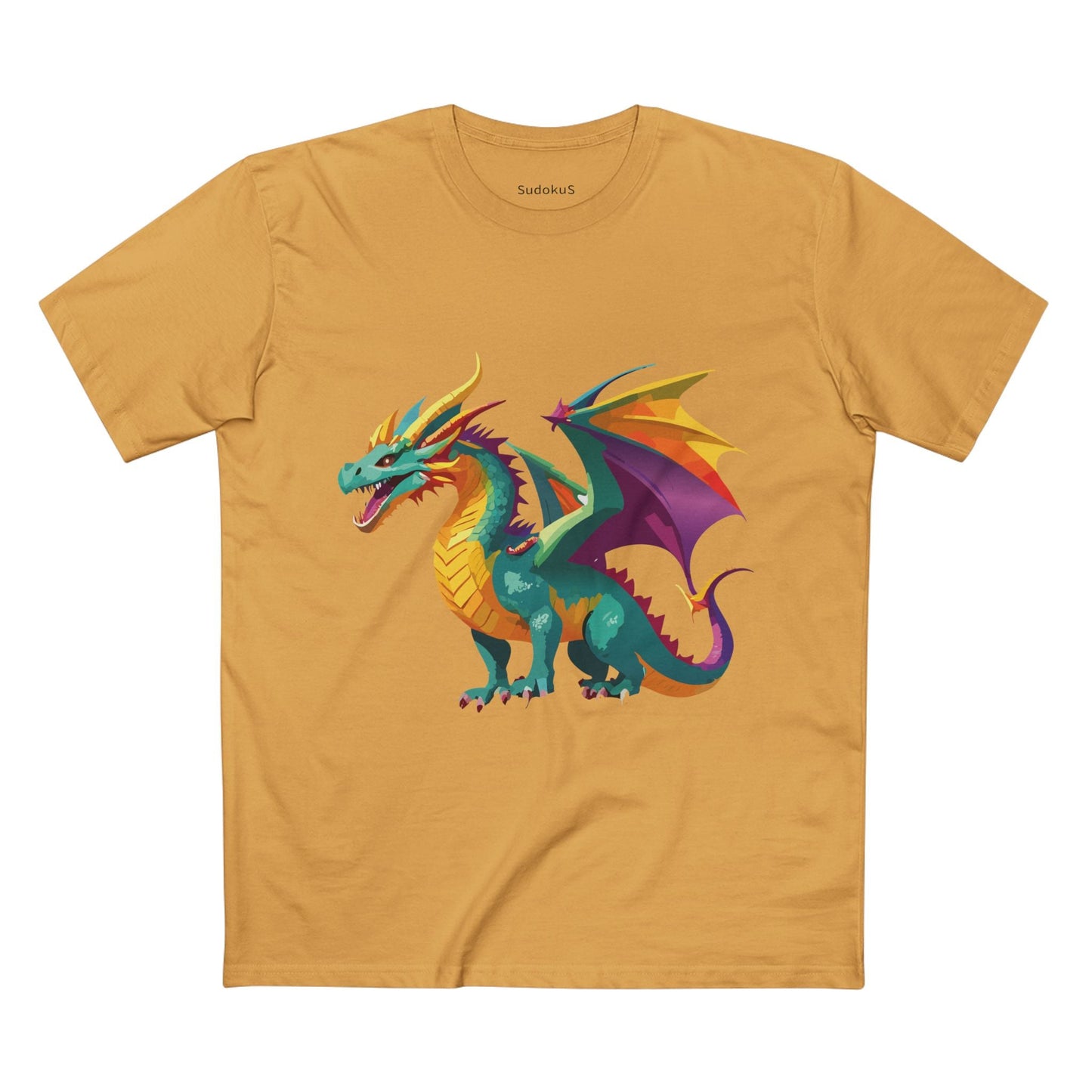 Dragon Graphic Unisex 100 Cotton Staple Tee 10