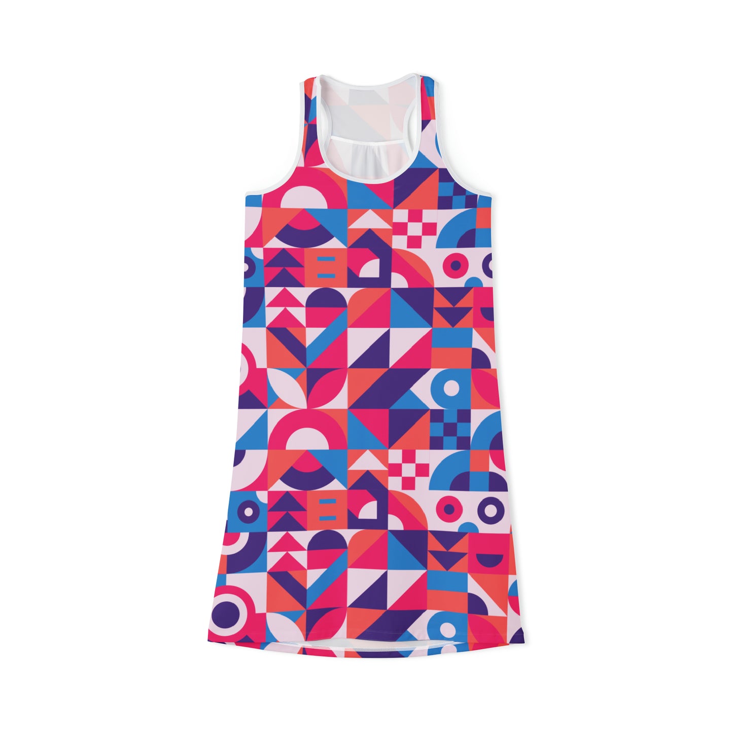 Summer Dress with abstract prints