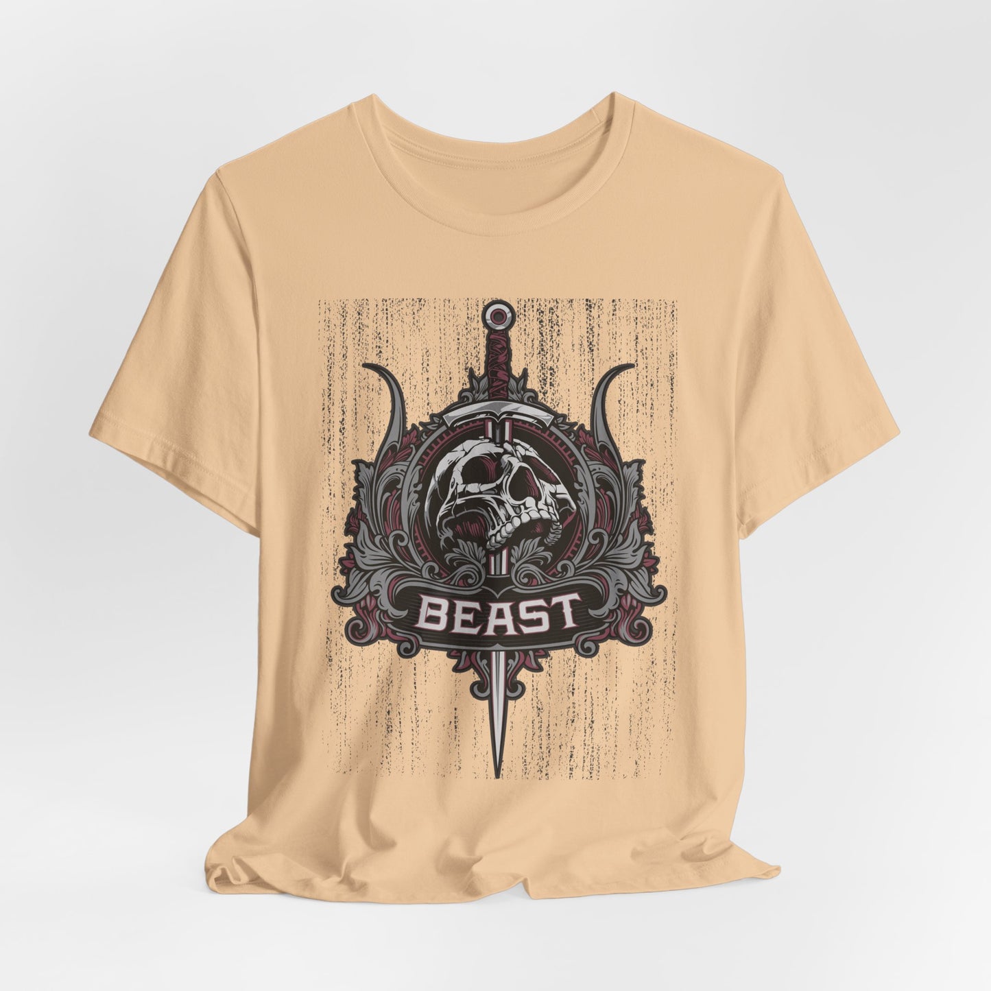 Beast Graphic Tee, Graphic T-Shirt, Artistic Vintage T-Shirt, Vintage Shirt, Skull Tee, Art Design Skull Tees