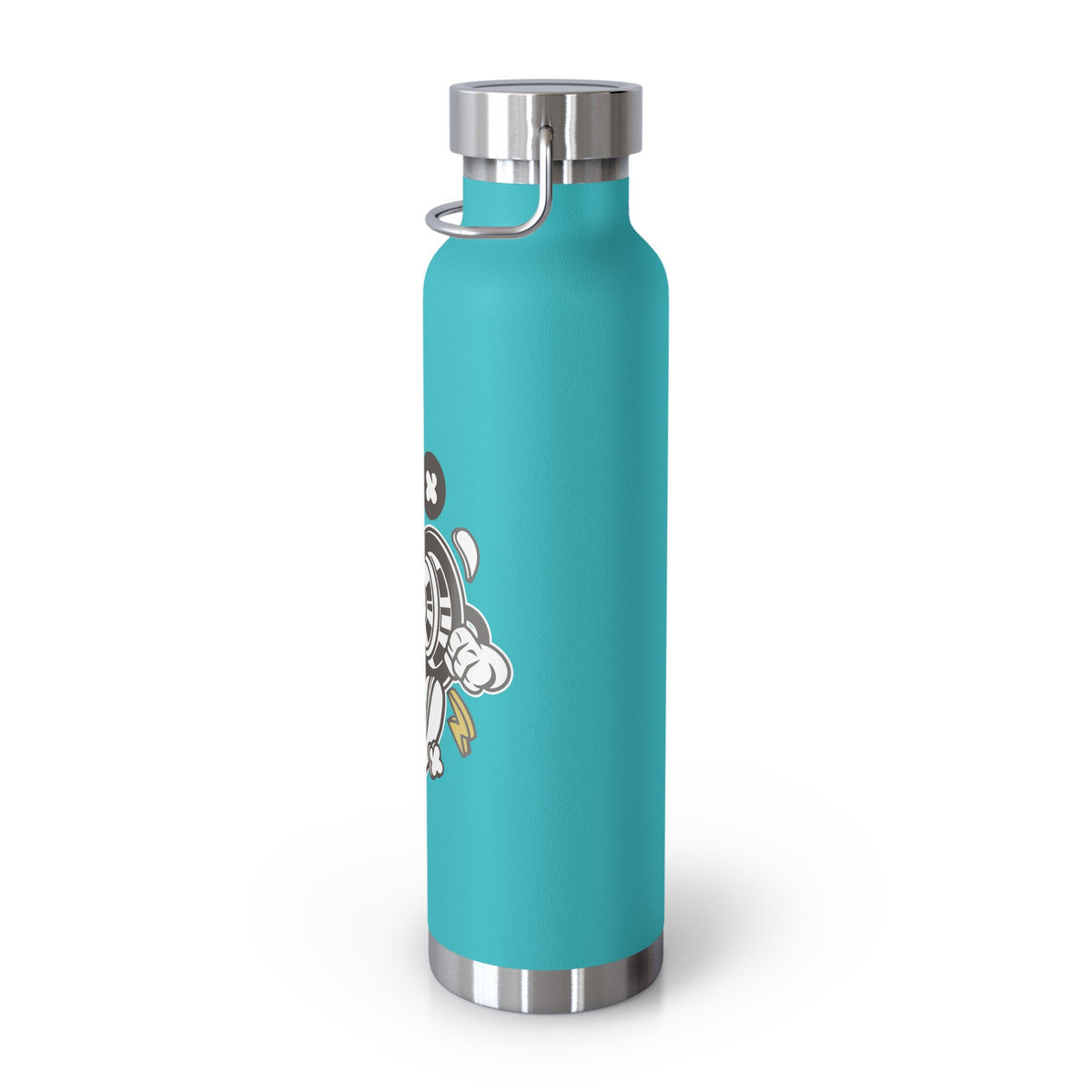 22oz Copper Insulated Water Bottle with Cartoon Design - CV24