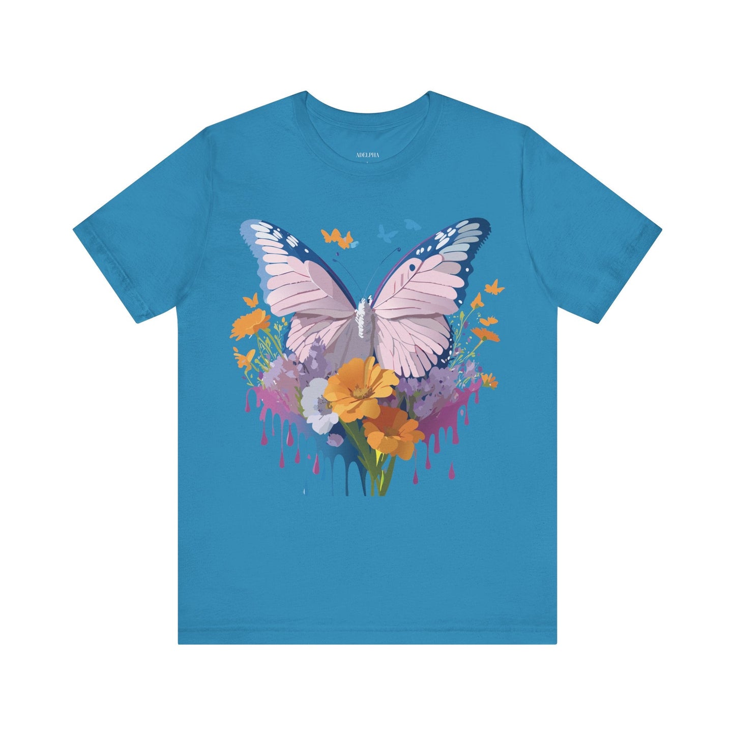 Butterfly Graphic Tee Unisex Jersey Short Sleeve Adelpha Art Design