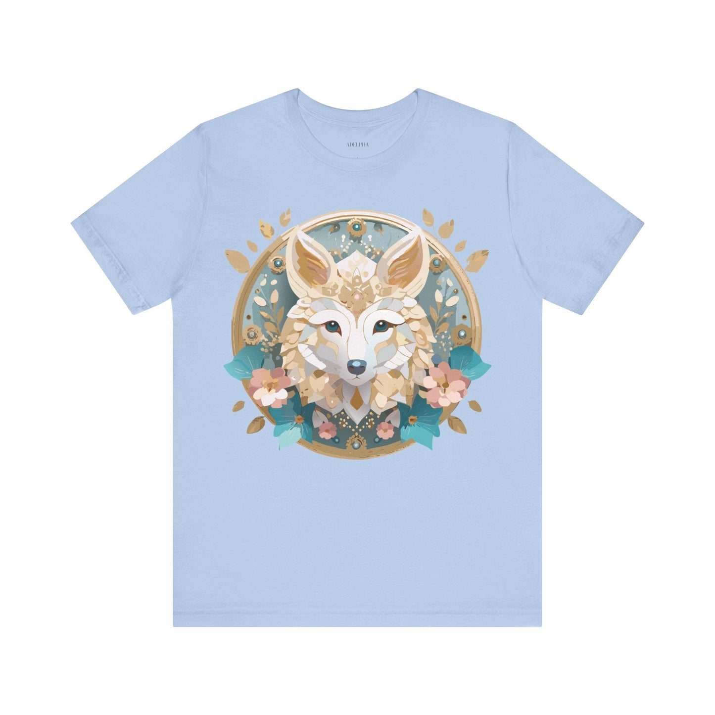 Adelpha Medallion Graphic Tee Unisex Short Sleeve Jersey Shirt With Vintage Artwork