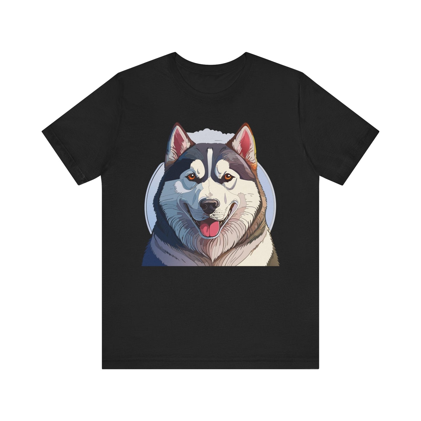 Unisex Animal Shirt Art Design Tee With Wild Animals Graphic Print Short Sleeve Style