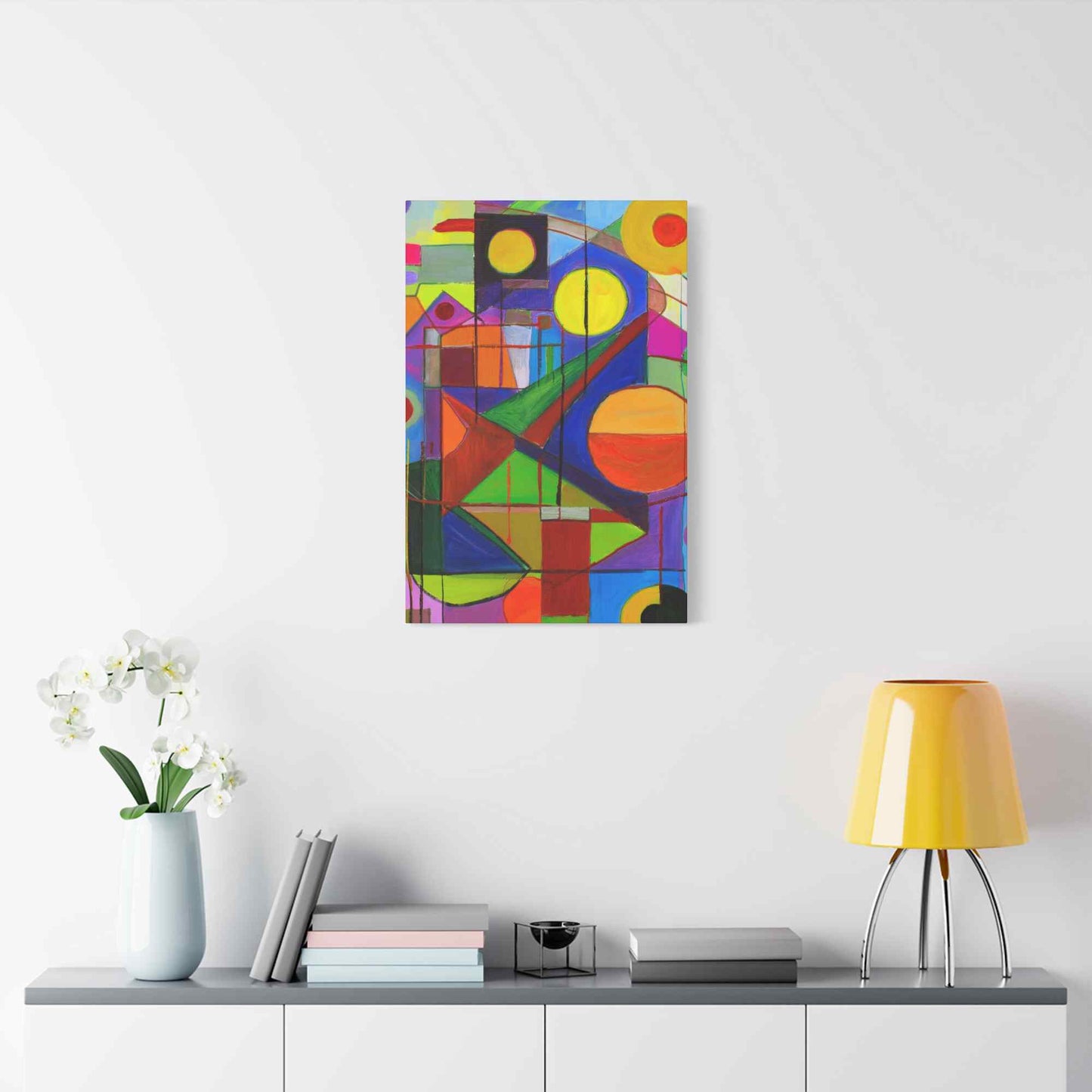 Abstract Painting Print Canvas 20x24,20x30,24x30, 24x32,24x36,30x40, 32x48,36x48,40x60 Pine-Wood Inner Frame ABS-5