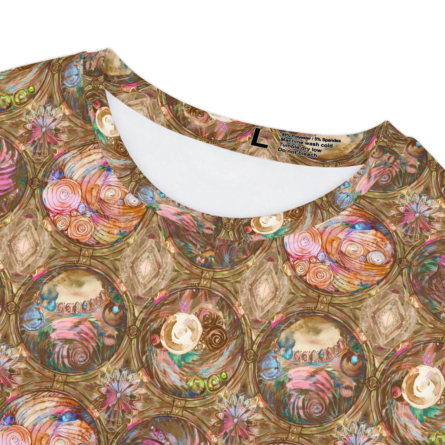 抽像印花襯衫，帶有抽象圖案的襯衫