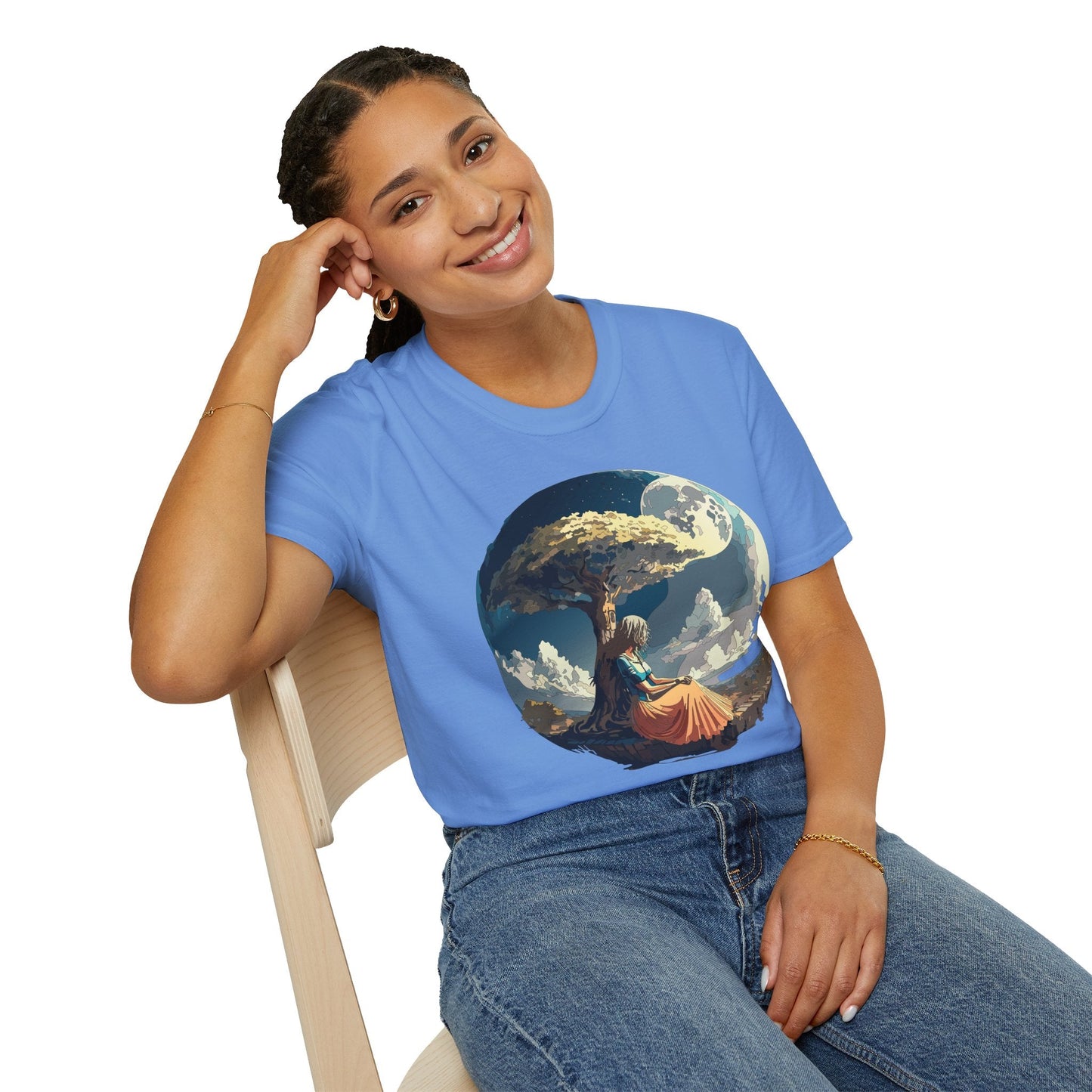 Unisex Graphic T Shirt Art Design Tee Softstyle 64000 Ring Spun Cotton Comfortable