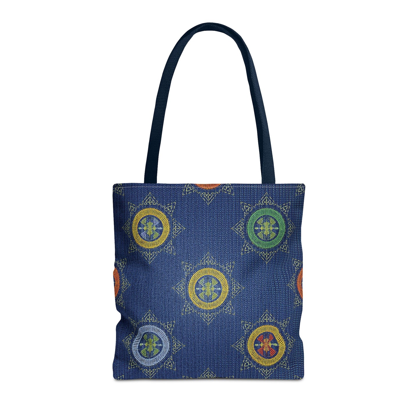 DIWALI DENIM PRINT CANVAS BAG HIGH-QUALITY 100% SPUN POLY 3 SIZES BAG-205-2