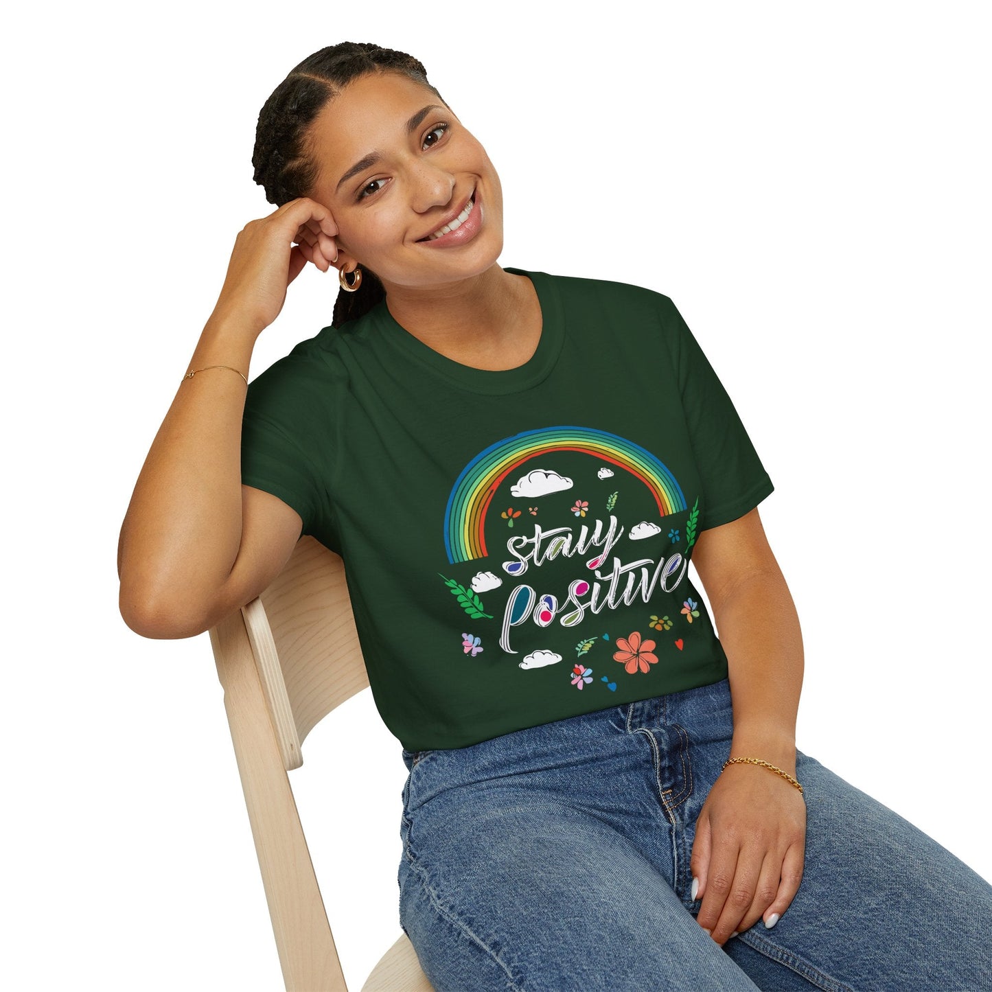 Positive Slogan T Shirts For Men And Women Unisex Short Sleeve Tee With Good Quotes Gildan Softstyle 64000