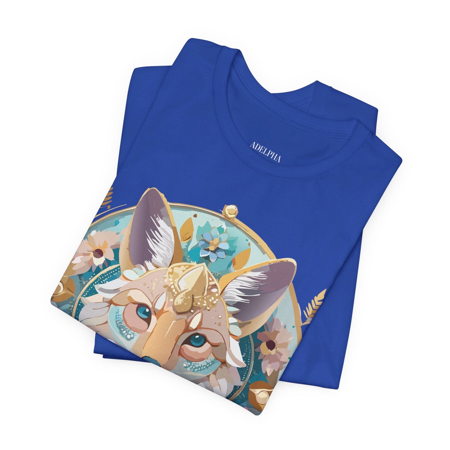 Adelpha Vintage Inspired Graphic Tee Medallion Art Unisex Short Sleeve Shirt Premium