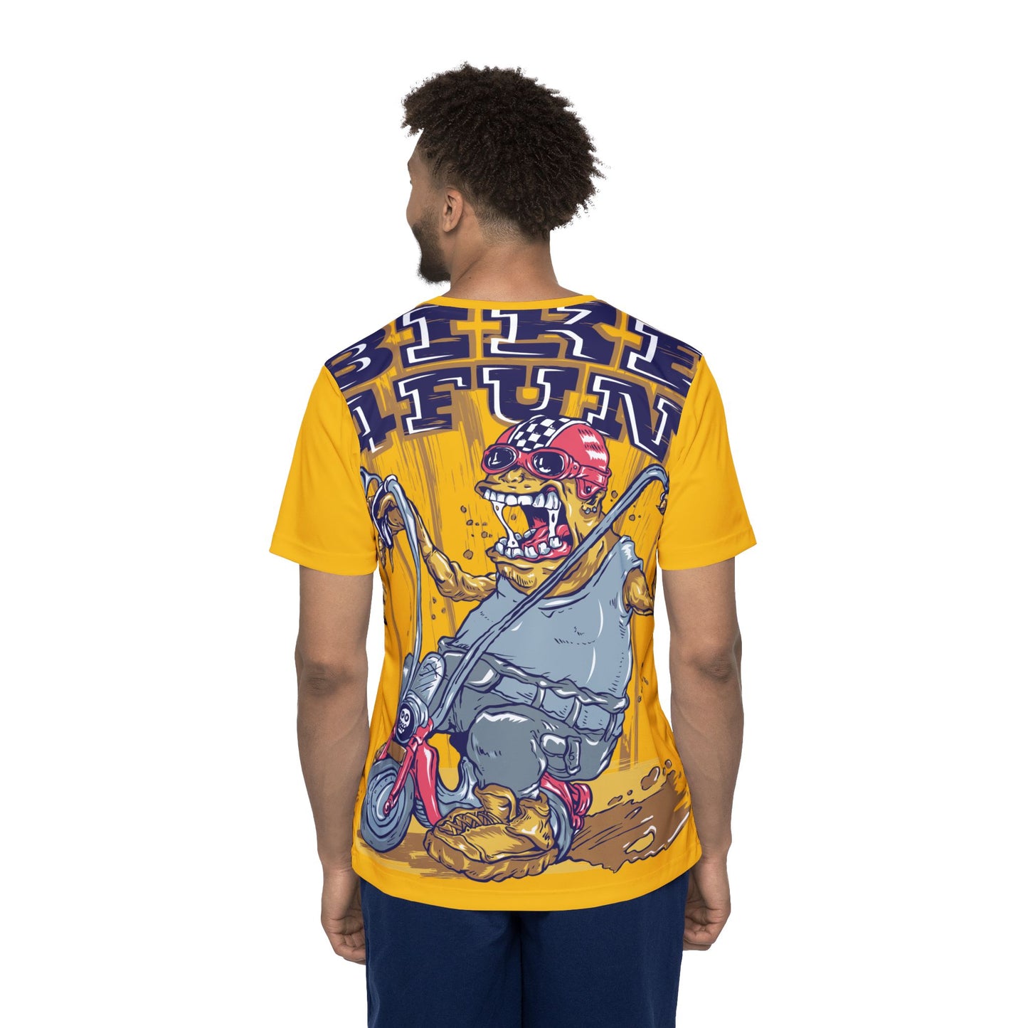 Be13 Fun Graphic T-Shirt, Art Design Poly Shirt, All Over Print Graphic Tee, Funny Print T-Shirt, Funny Cartoon Tee