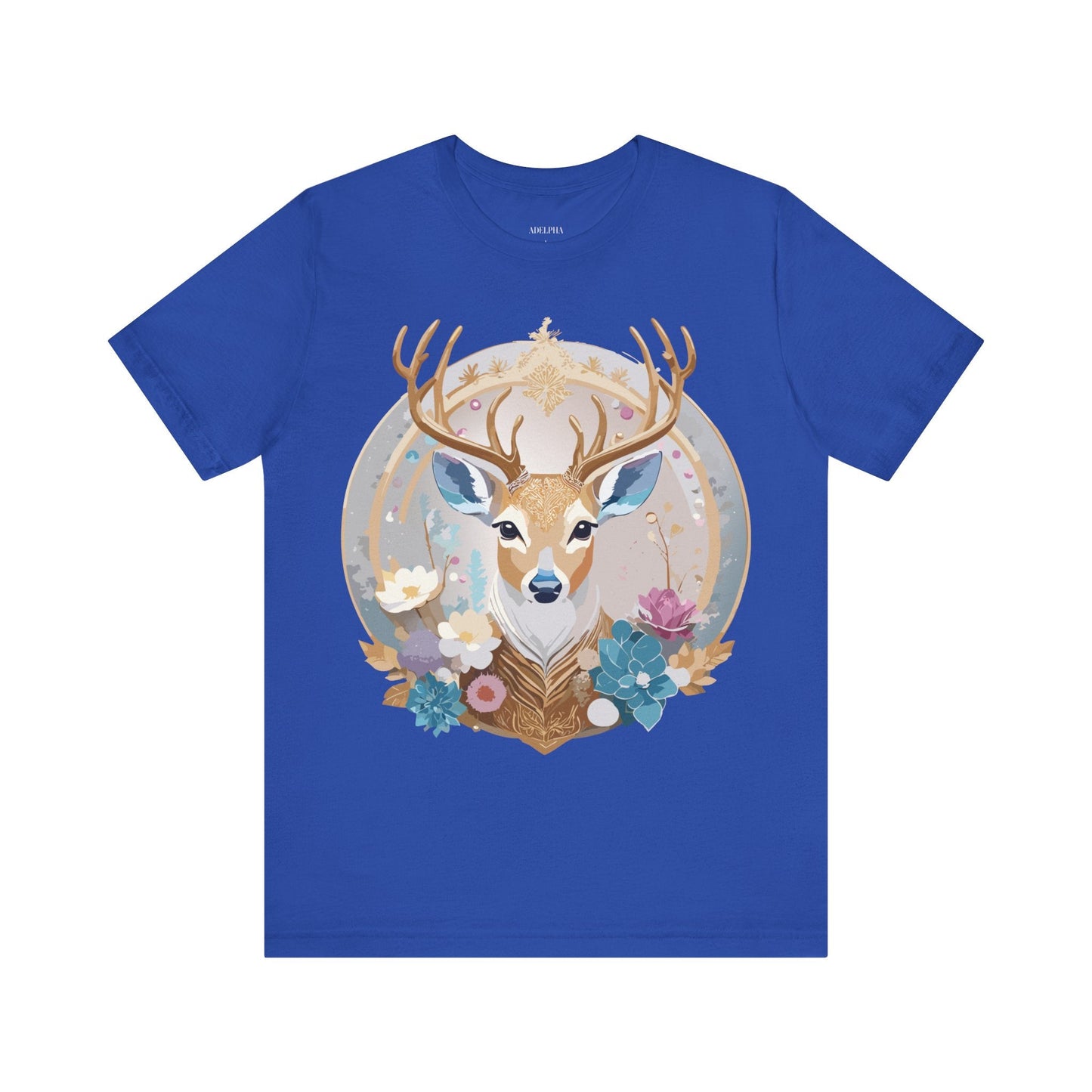 Medallion Graphic Unisex 100 Cotton Vintage Animal Medal Artwork Tee 71