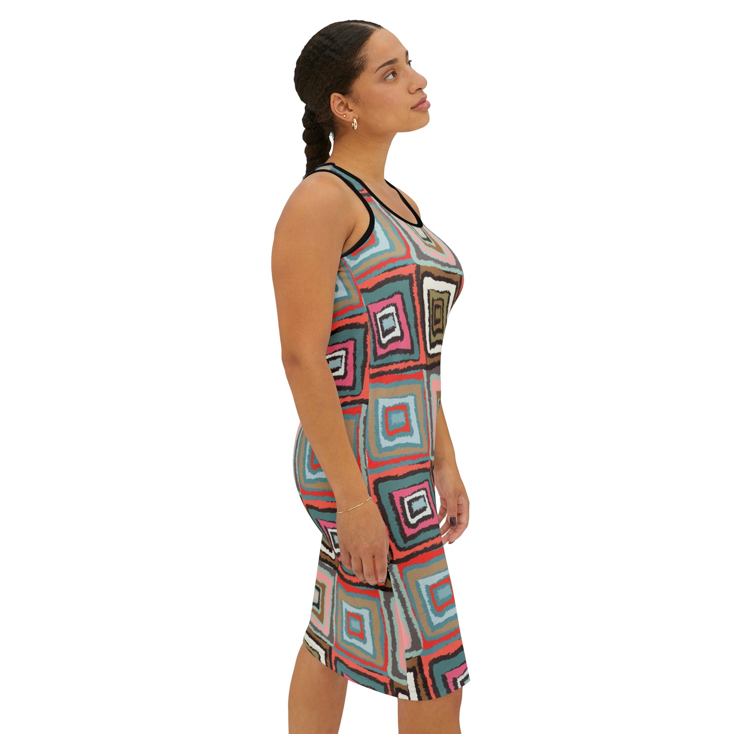 Summer Dress with Abstract prints