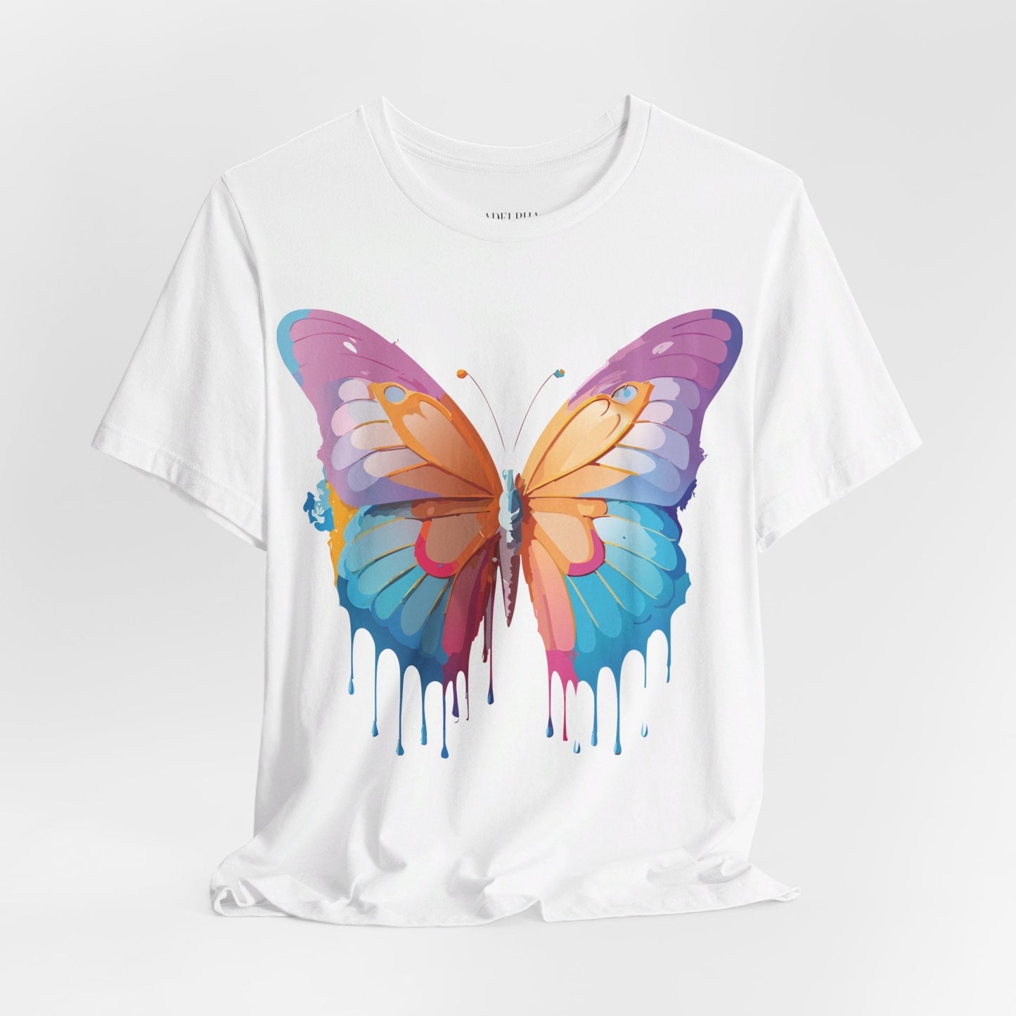 Butterfly Graphic Unisex 100 Cotton Lightweight Vintage Design Jersey Tee 91