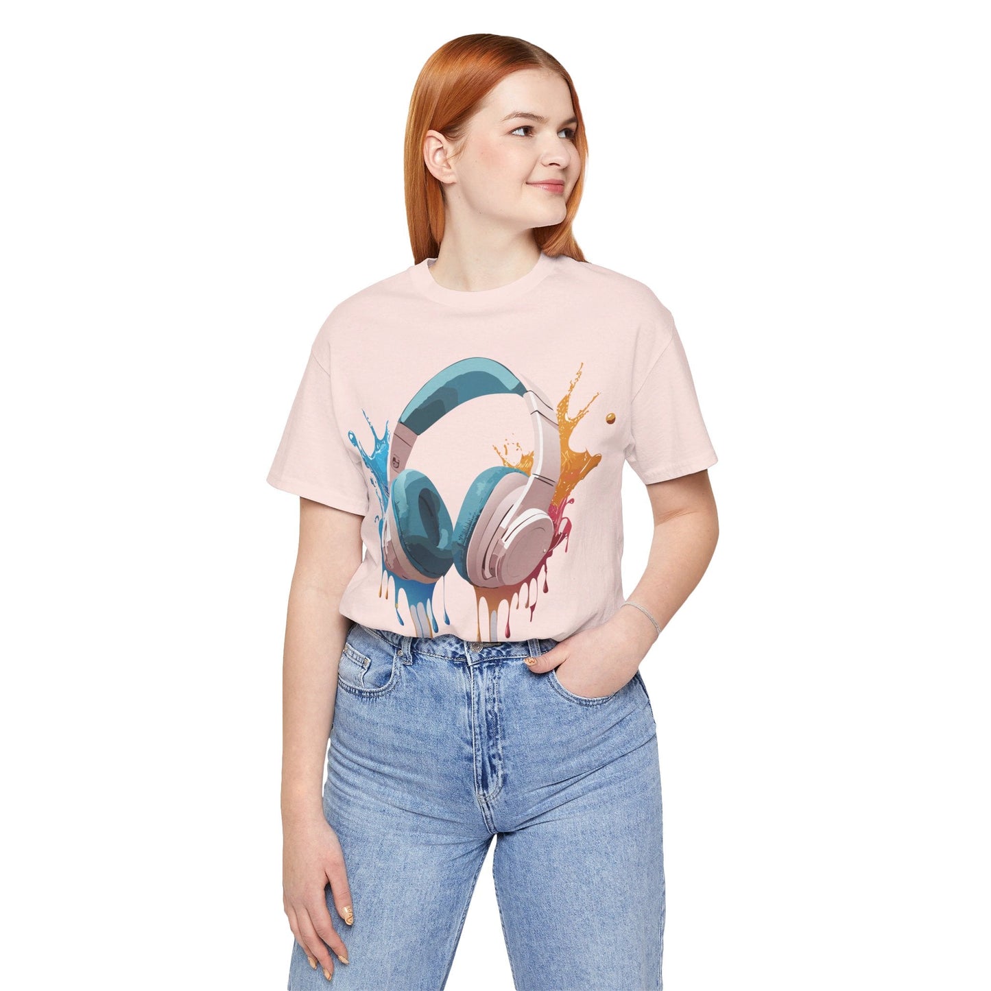 Music Graphic T Shirt Unisex Jersey Short Sleeve With Vintage Inspired Artwork Adelpha