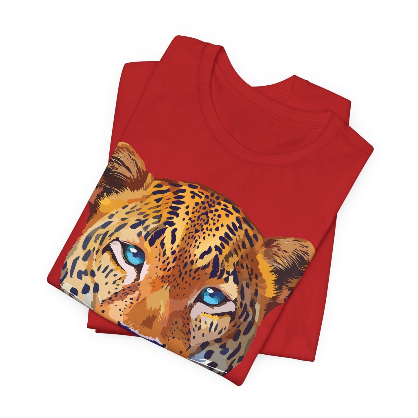 Unisex Animal Print Tee Shirt With Art Design Wild Animals Graphic Tee For Everyday Wear