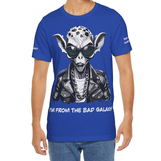 Alien Tee Shirt From Bad Galaxy Made To Order Lightweight 100 Cotton Tee With Eco Inks Free Shipping
