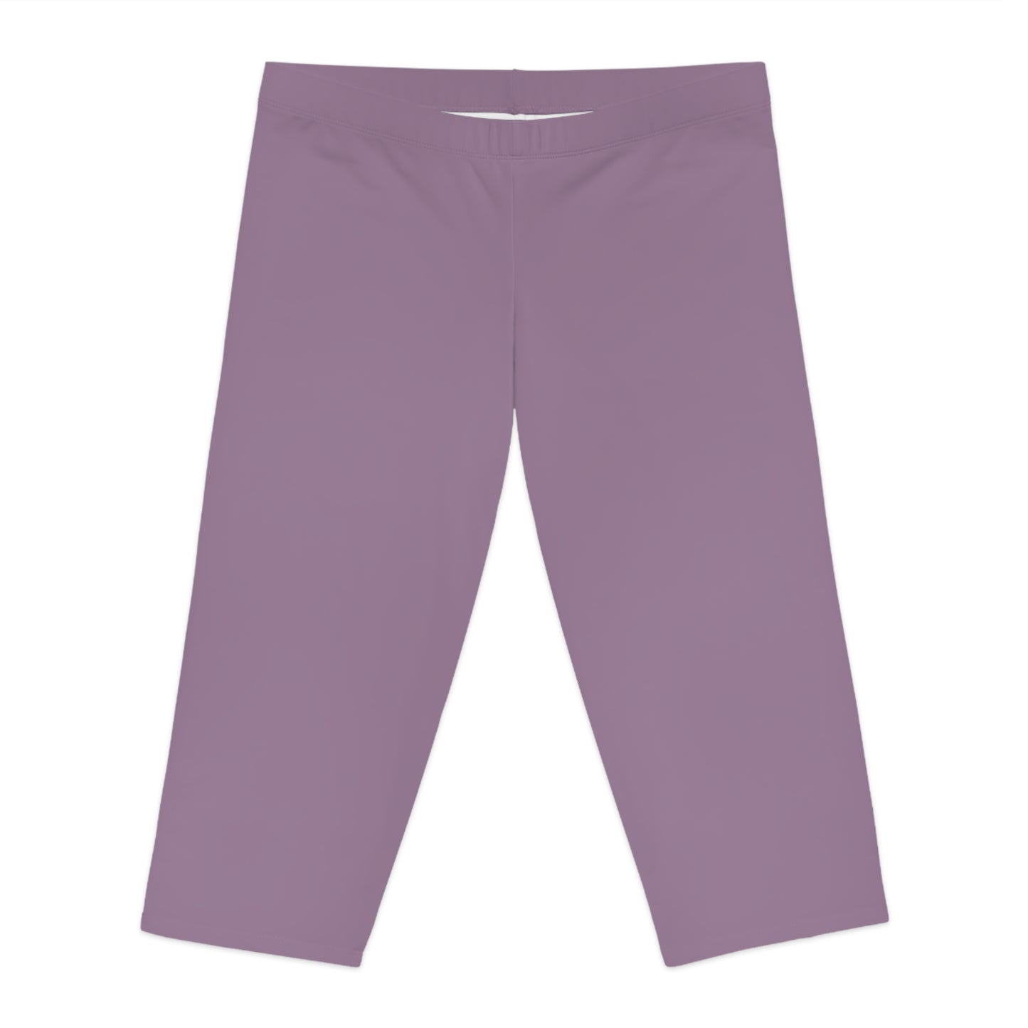 Purple Color Capri Leggings, Purple Capri Leggings 4