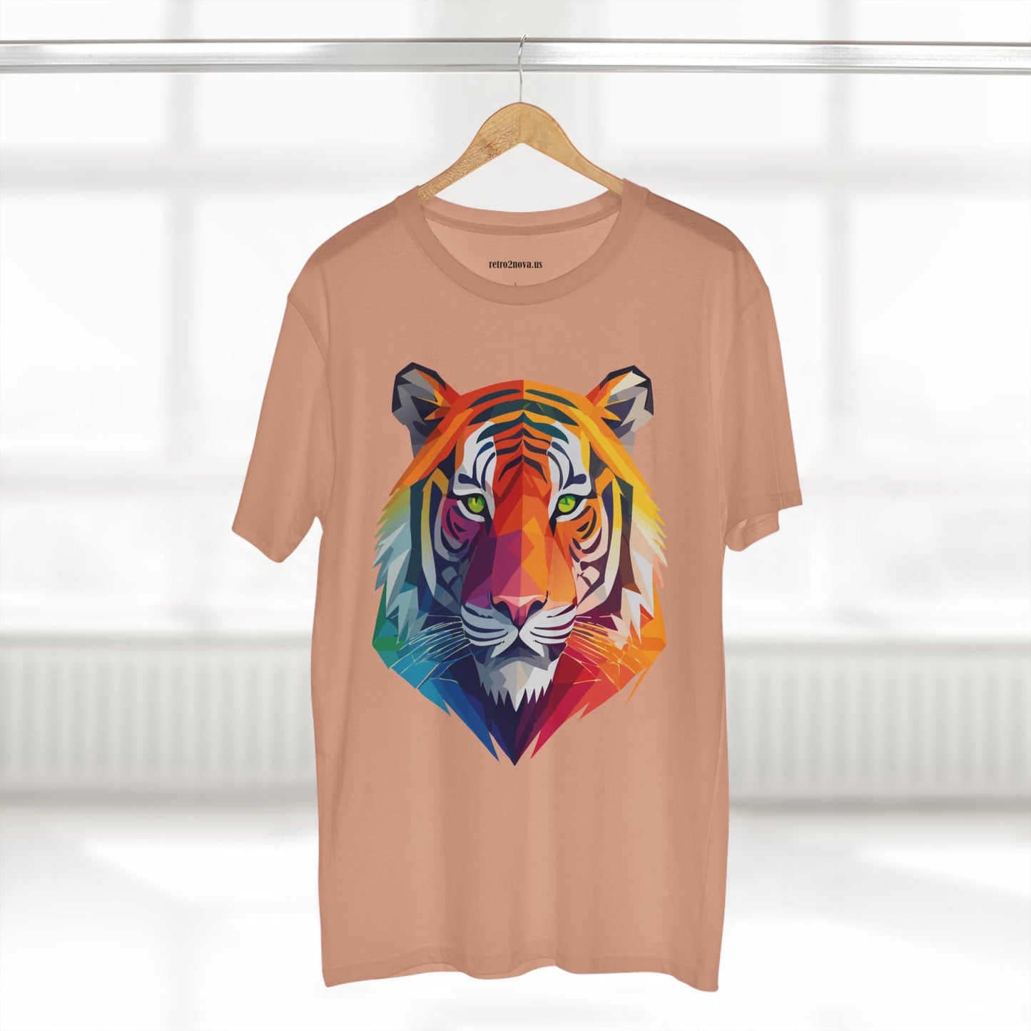 Tiger Shirt Unisex Premium Cotton Staple Tee With Original Art Design From Retro2Nova Collection For Everyday Wear