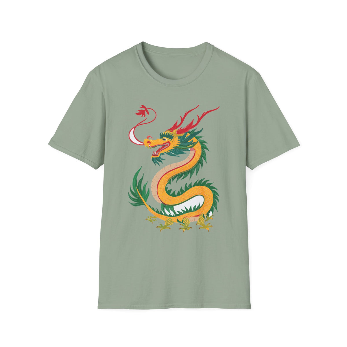 Dragon Graphic Tee Gildan Unisex 100 Cotton Tee Shirt with Animals m19