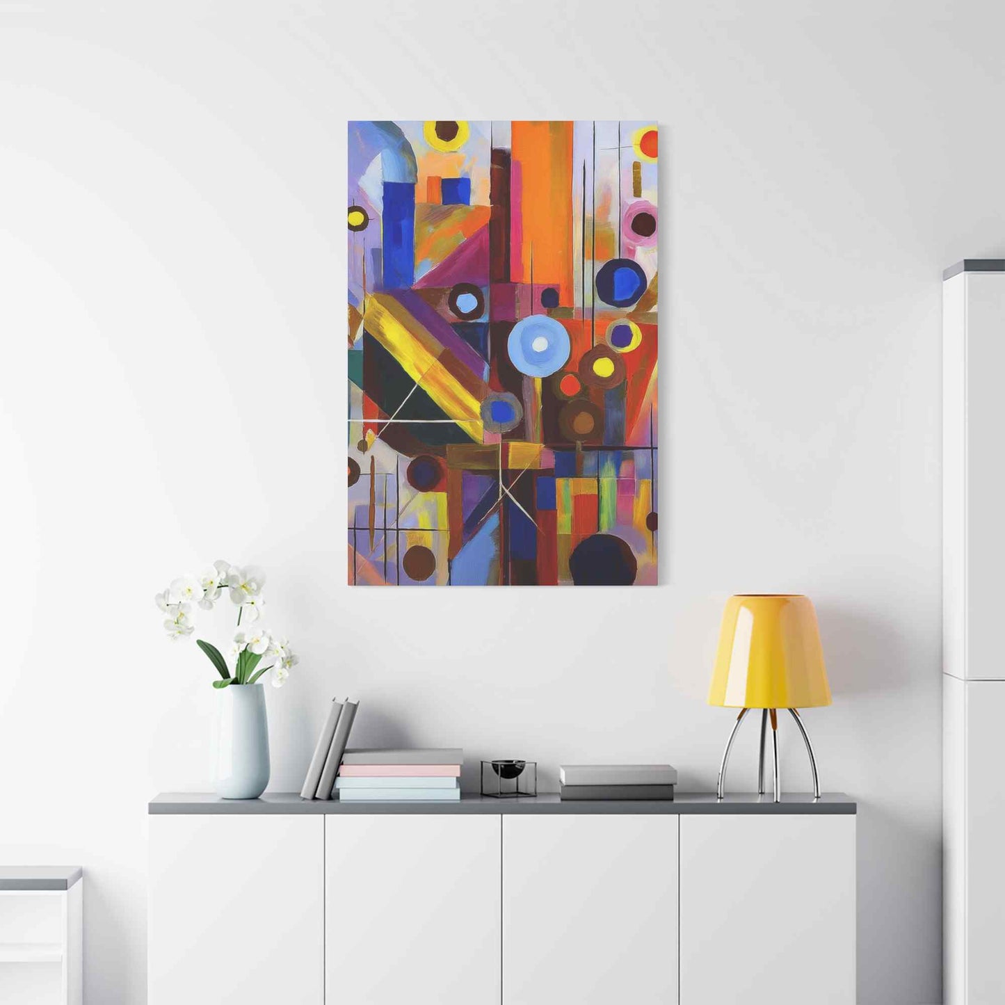 Abstract Painting Print Canvas 20x24,20x30,24x30, 24x32,24x36,30x40, 32x48,36x48,40x60 Pine-Wood Inner Frame ABS-4