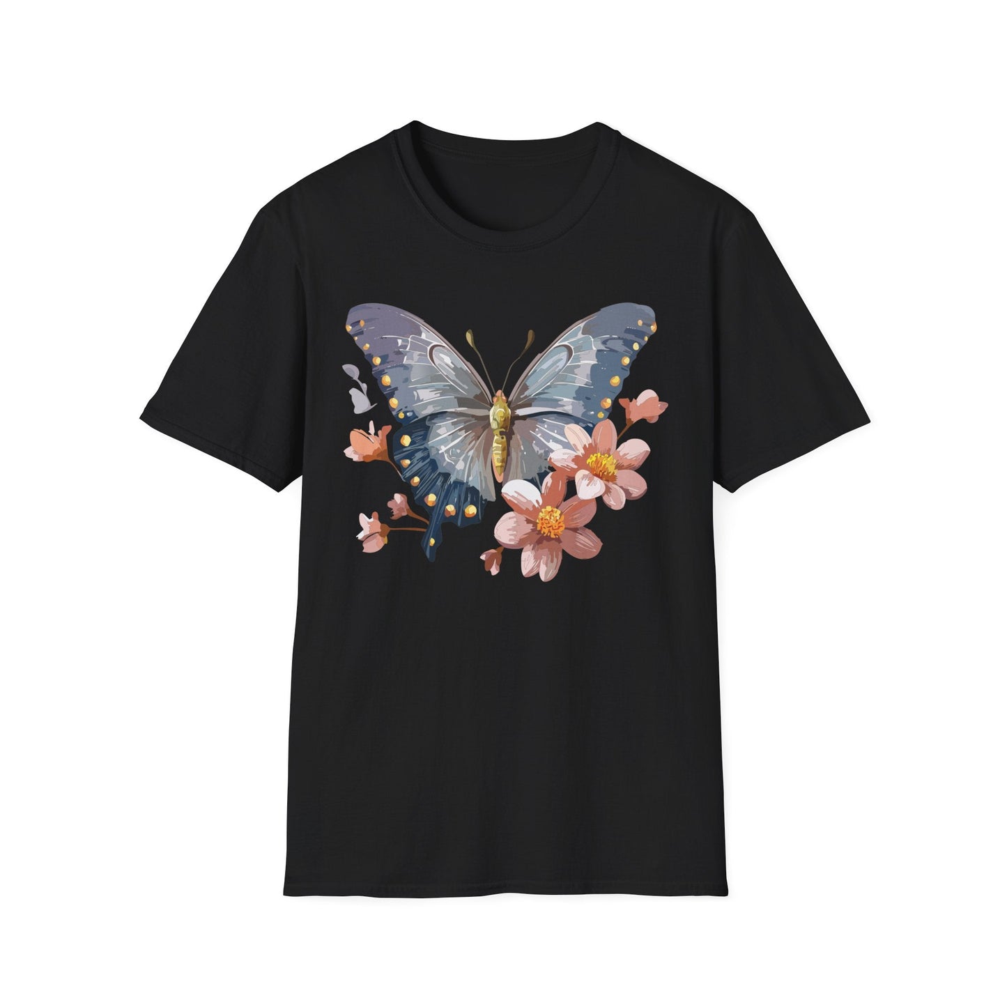 Butterfly Shirt Unisex T Shirt Monarch Butterfly Softstyle Tee Gildan 64000 Breathable Everyday Wear