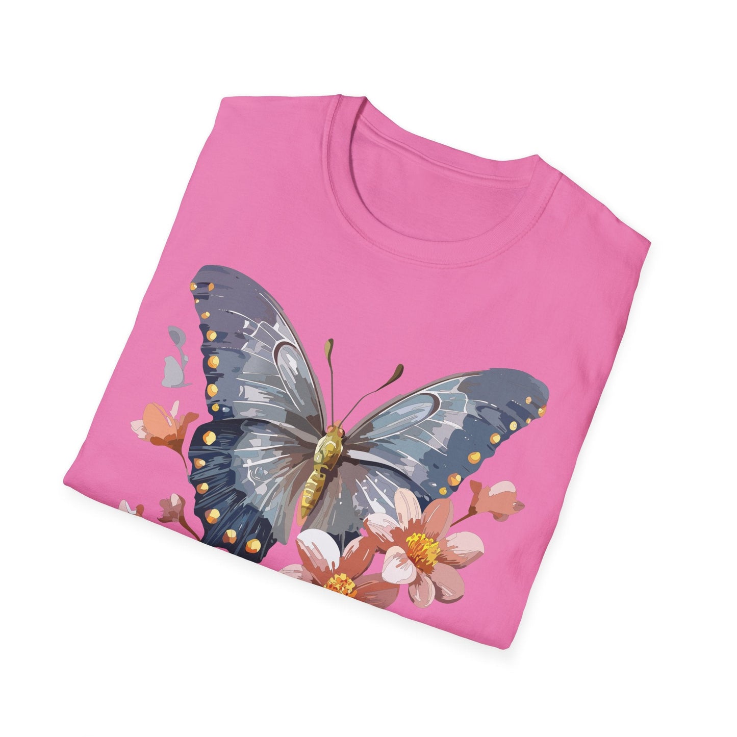 Butterfly Shirt Unisex T Shirt Monarch Butterfly Softstyle Tee Gildan 64000 Breathable Everyday Wear