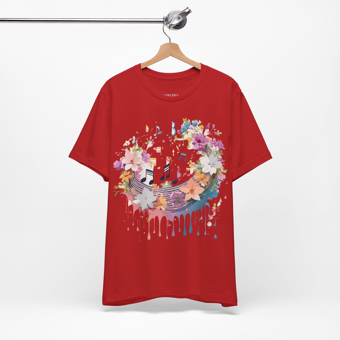 Adelpha Music T Shirt Unisex Graphic Tee With Vintage Inspired Artwork Short Sleeve
