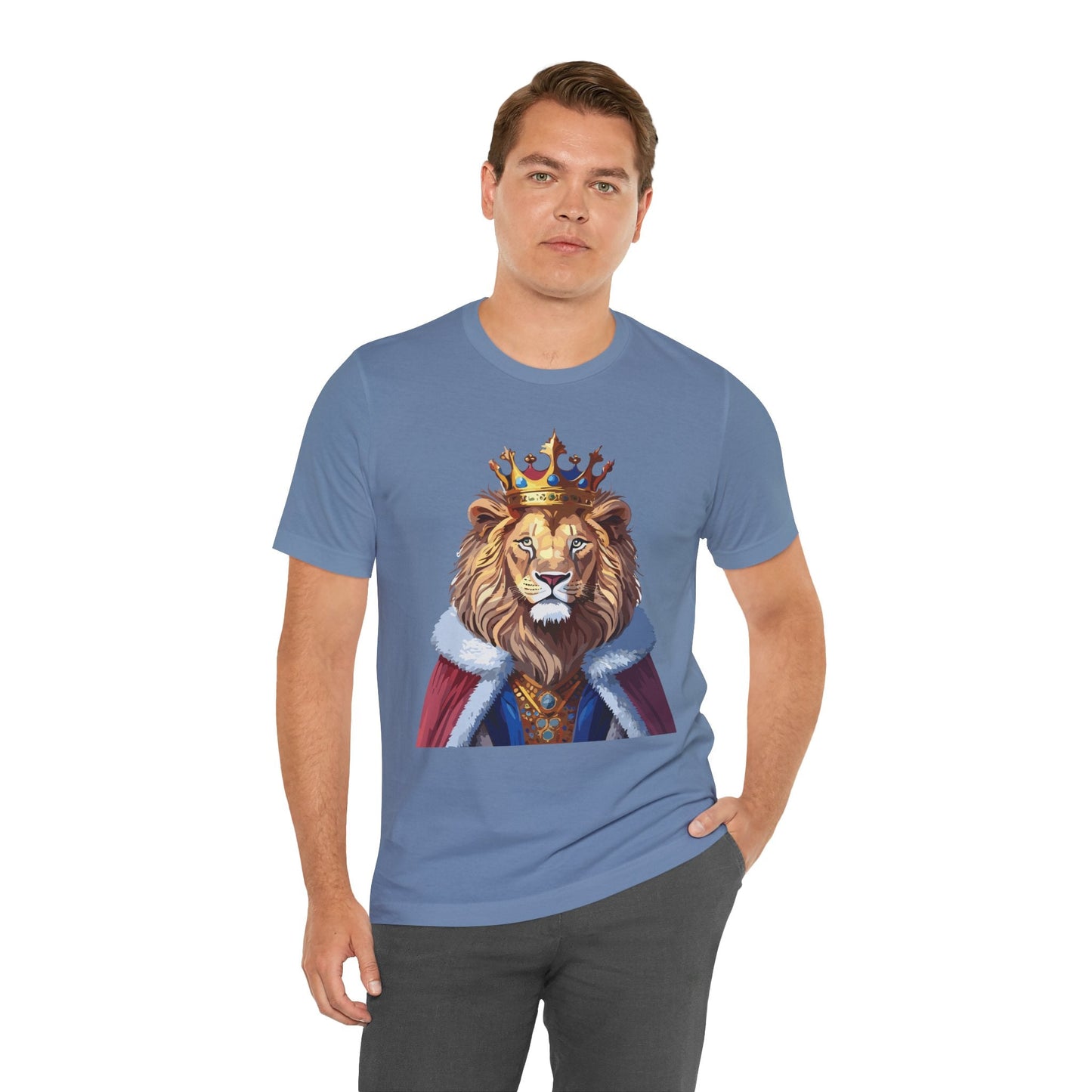Unisex Animal Tee Shirt With Wild Animal Art Design Softstyle Comfort Tee Gildan 64000