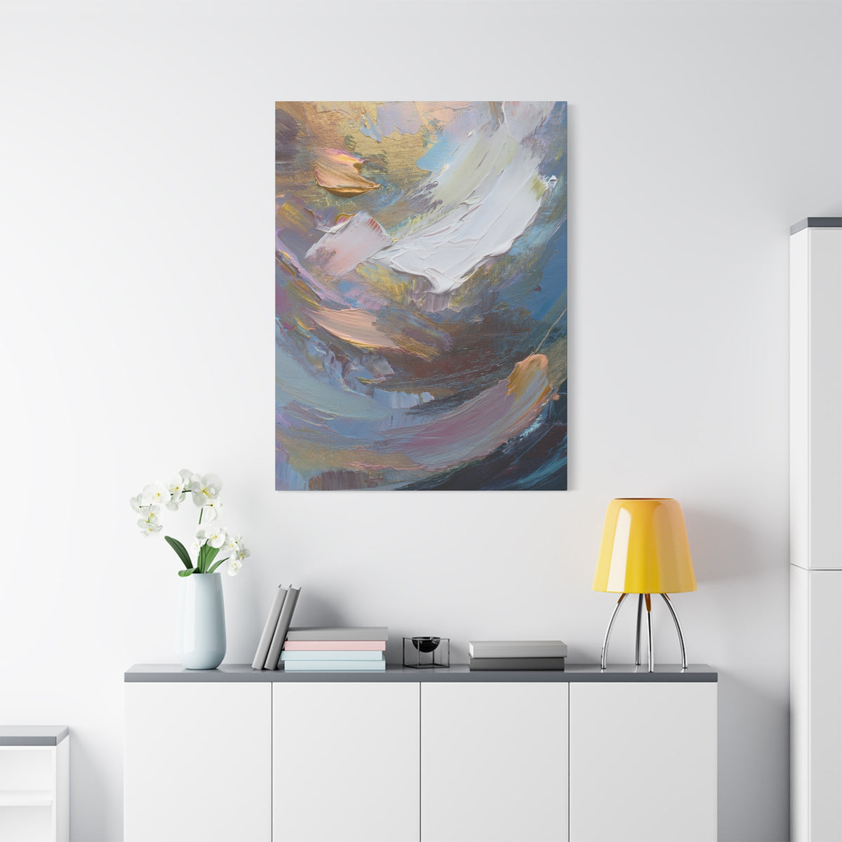 Abstract Oil Painting Print Canvas 20x24,20x30,24x30 24x32,24x36,30x40 32x48,36x48,40x60 Pine-Wood Inner Frame ABS-85