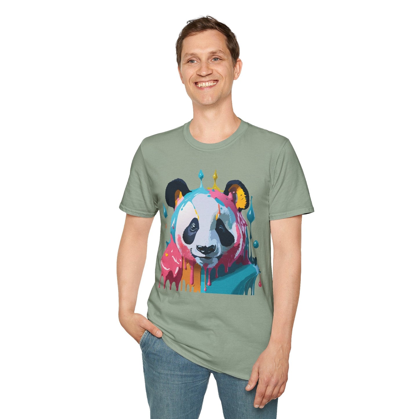 Panda Shirt Unisex T Shirt Panda Lover Gift Gildan Softstyle Tee 100 Percent Cotton