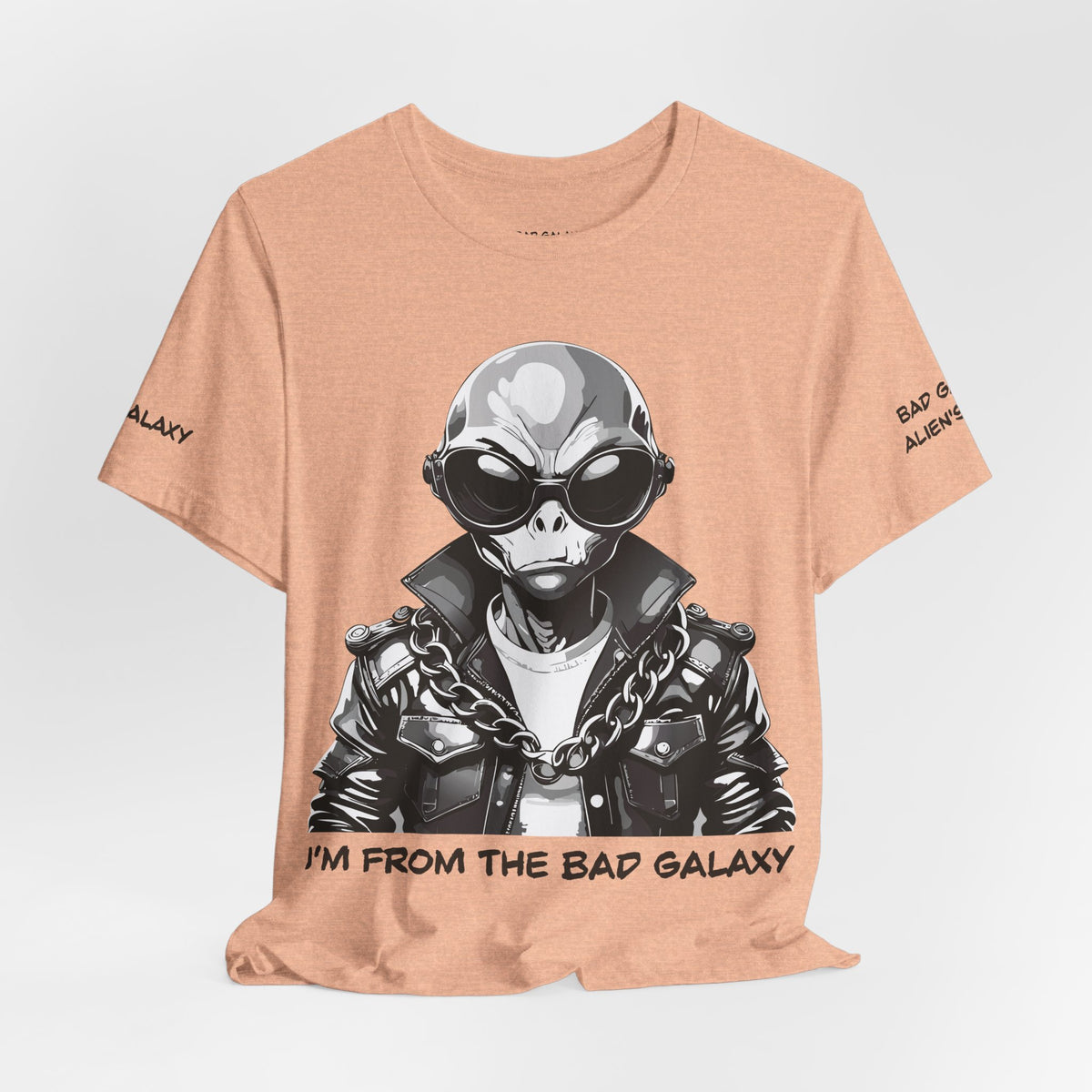 Alien Graphic Unisex Cotton Bella+Canvas Tee with Art Design b73