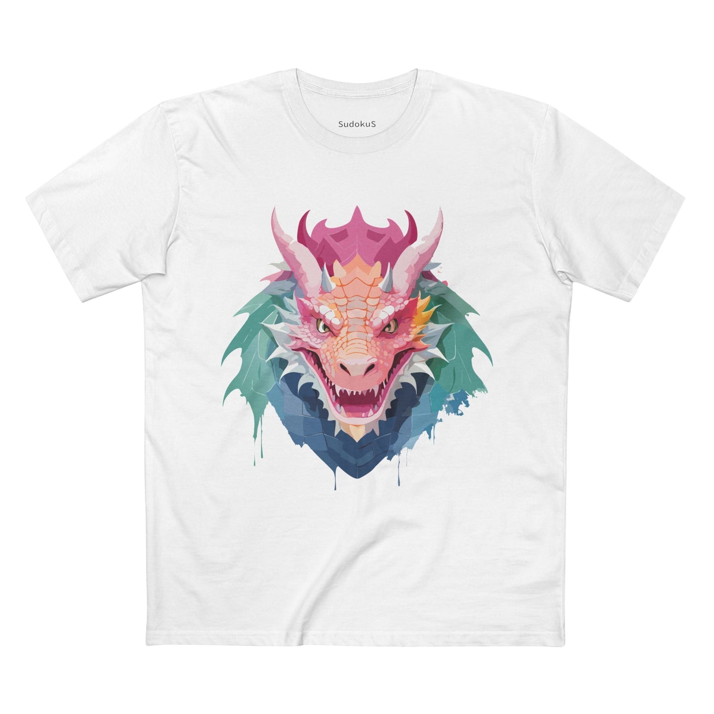 Dragon Graphic Unisex 100 Cotton Staple Tee 6