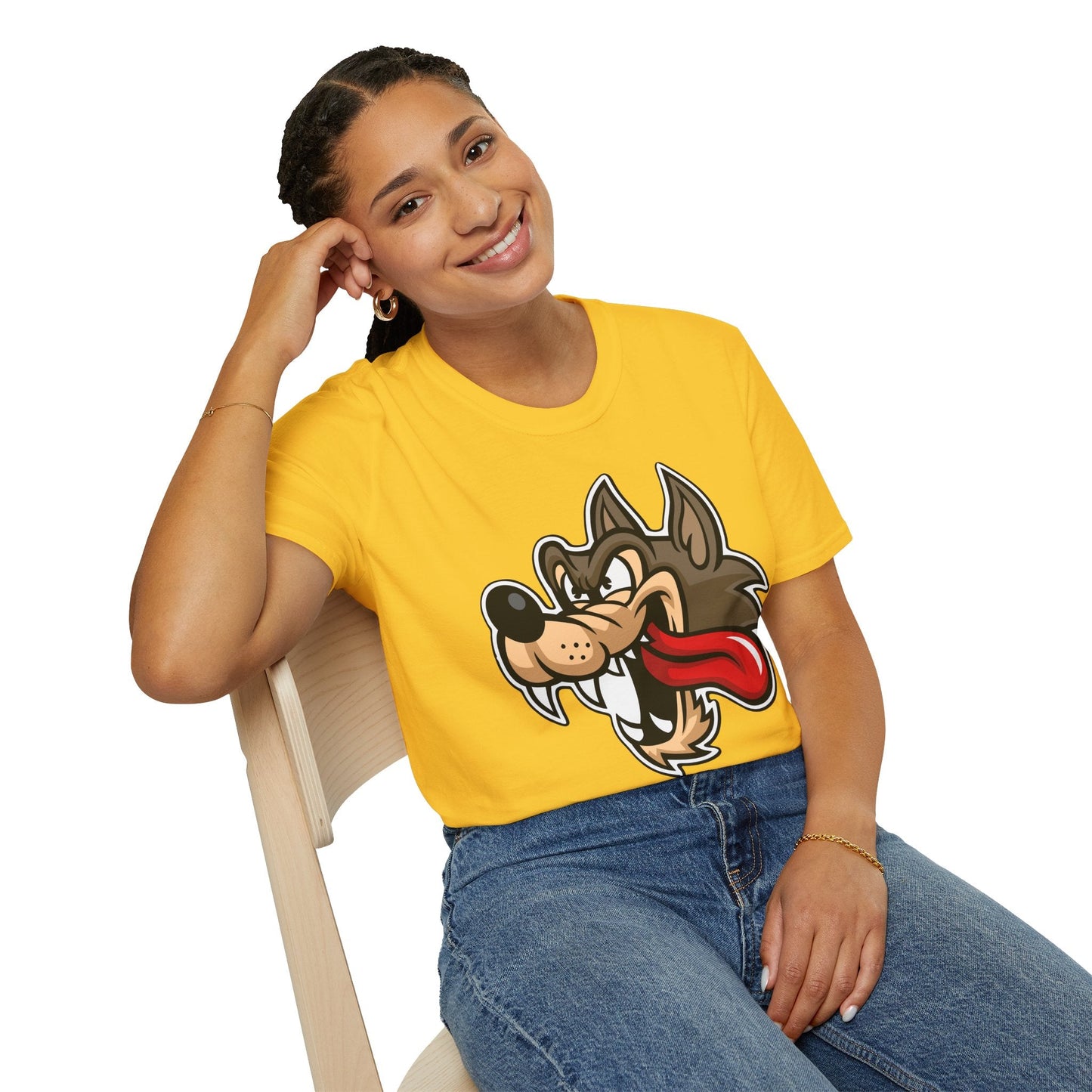 Cartoon T Shirt Animation Tee Unisex Funny Tee Gildan Softstyle 64000 100 Percent Cotton