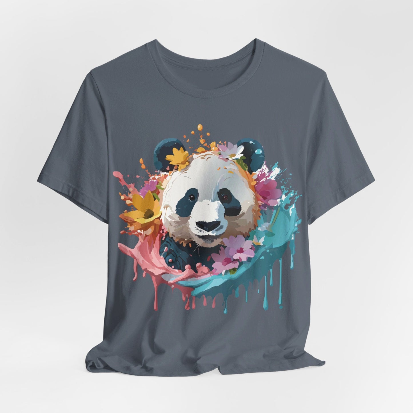 Adelpha Panda Graphic Tee Unisex Short Sleeve Vintage Inspired Artwork Shirt Premium Quality