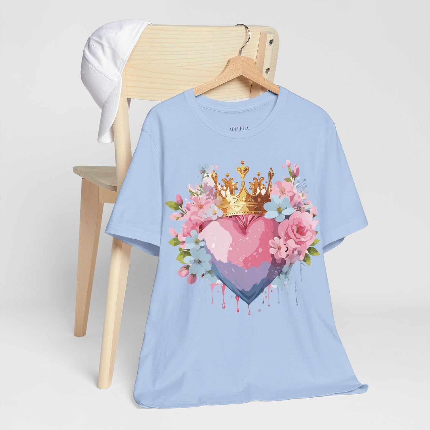 Valentine Graphic Tee Unisex Jersey Short Sleeve Adelpha Vintage Inspired Artwork