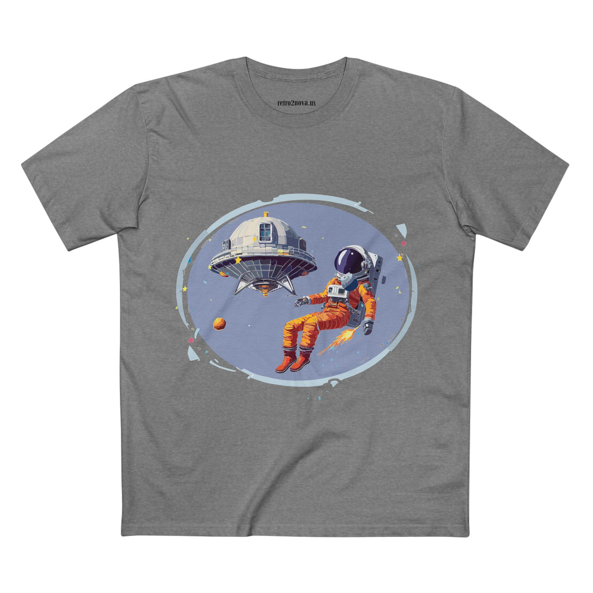 Cosmos Astronaut Graphic Tee Staple Unisex 100 Cotton Tee Shirt - CS-12