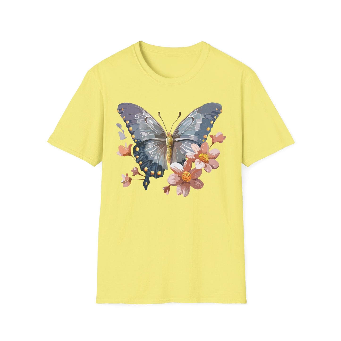 Butterfly Shirt Unisex T Shirt Monarch Butterfly Softstyle Tee Gildan 64000 Breathable Everyday Wear