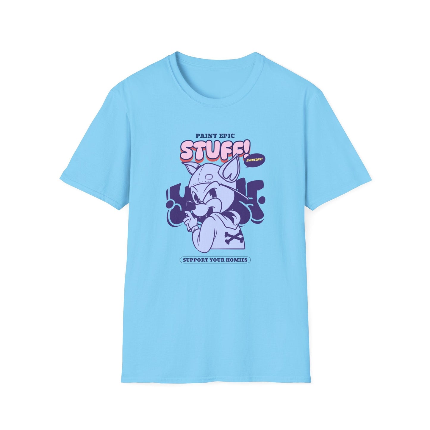 Funny Animals Shirts Unisex Graphic Tee Soft Cotton Gildan Softstyle 64000 Comfortable Everyday Wear